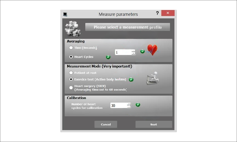 手順7「測定パラメーターを設定する」